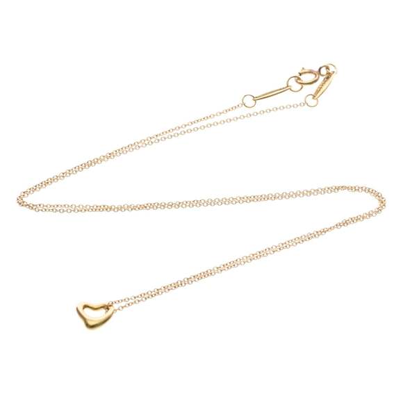 TIFFANY 18k Gold Heart Necklace